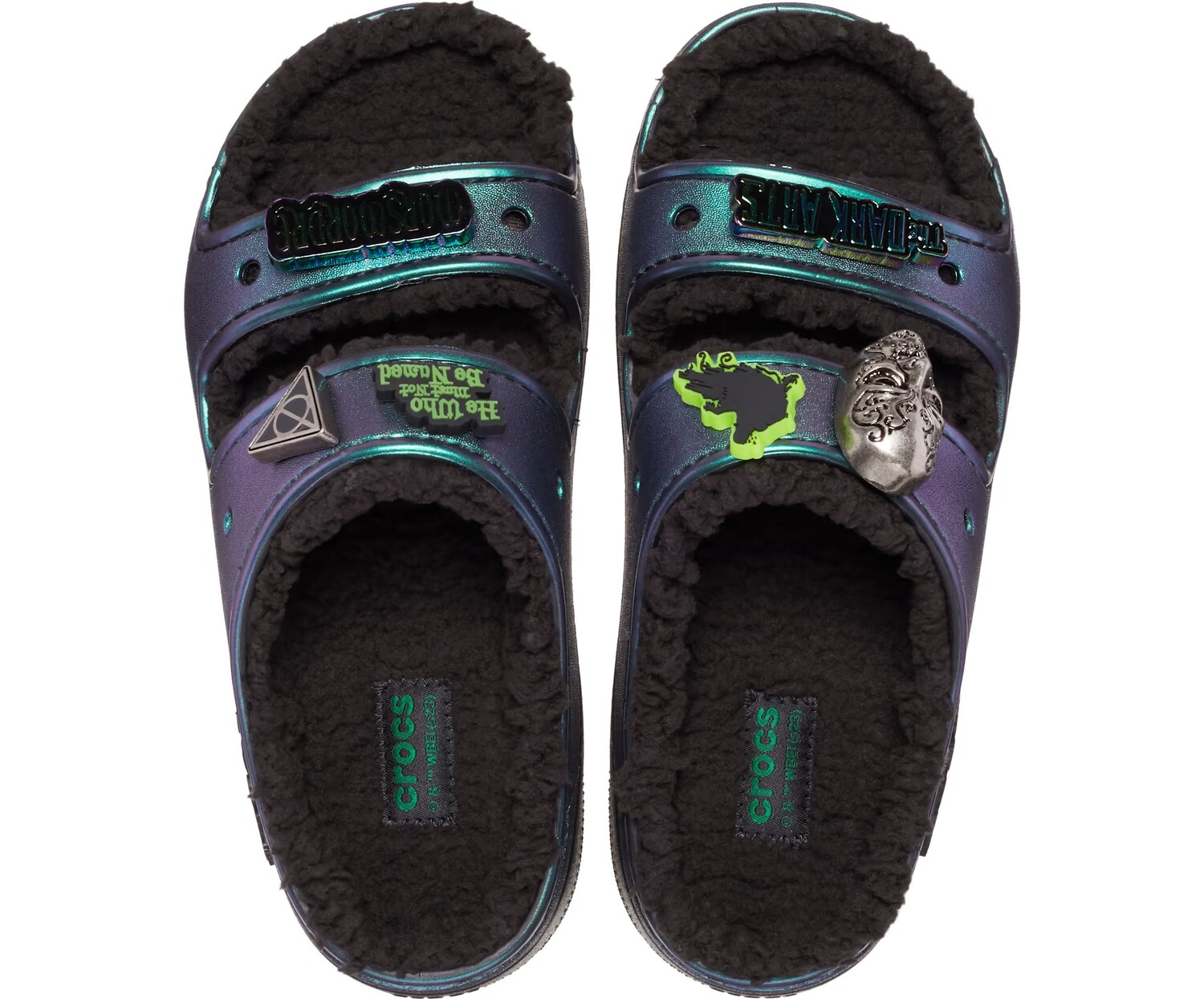 

Сандалии Crocs Harry Potter Dark Arts Cozzzy Classic Lined Unisex, черный