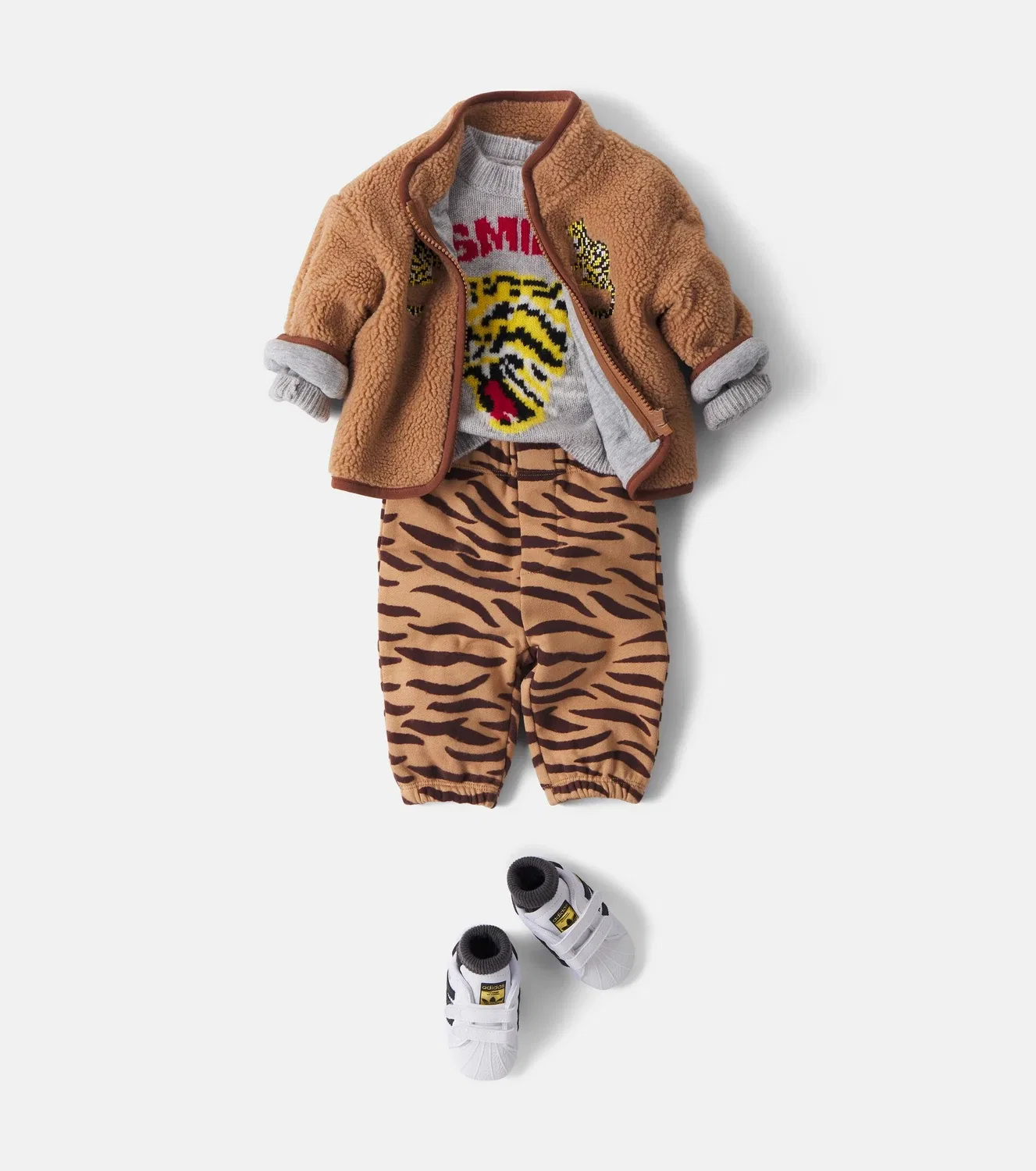 Свитер шерстяной Stella Mccartney Kids, серый — фото 2