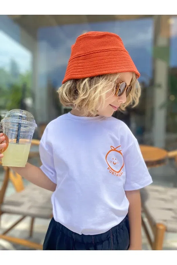 Детская футболка с принтом Padri Kids, White