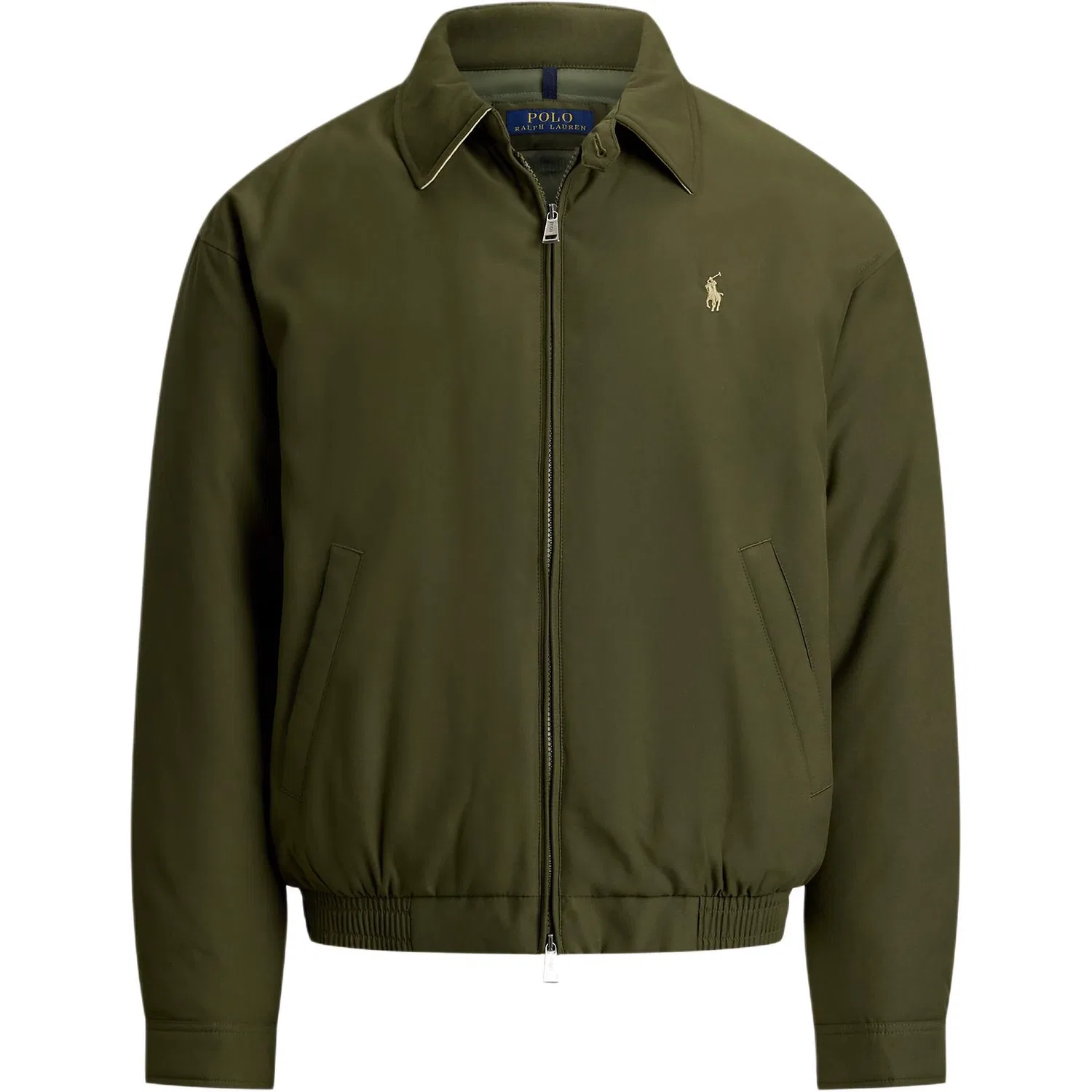 Мужской пуховик с воротником Polo Ralph Lauren, Olive Green