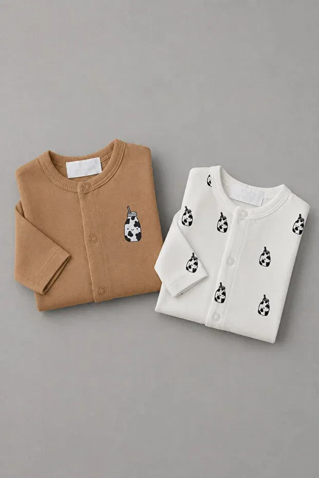 Детский комплект боди и штанишек с принтом My Babies Label, Mix — фото 2