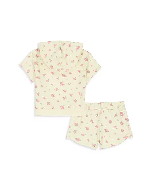 Детский комплект для девочек из футера Juicy Couture, Soft Yellow — фото 2
