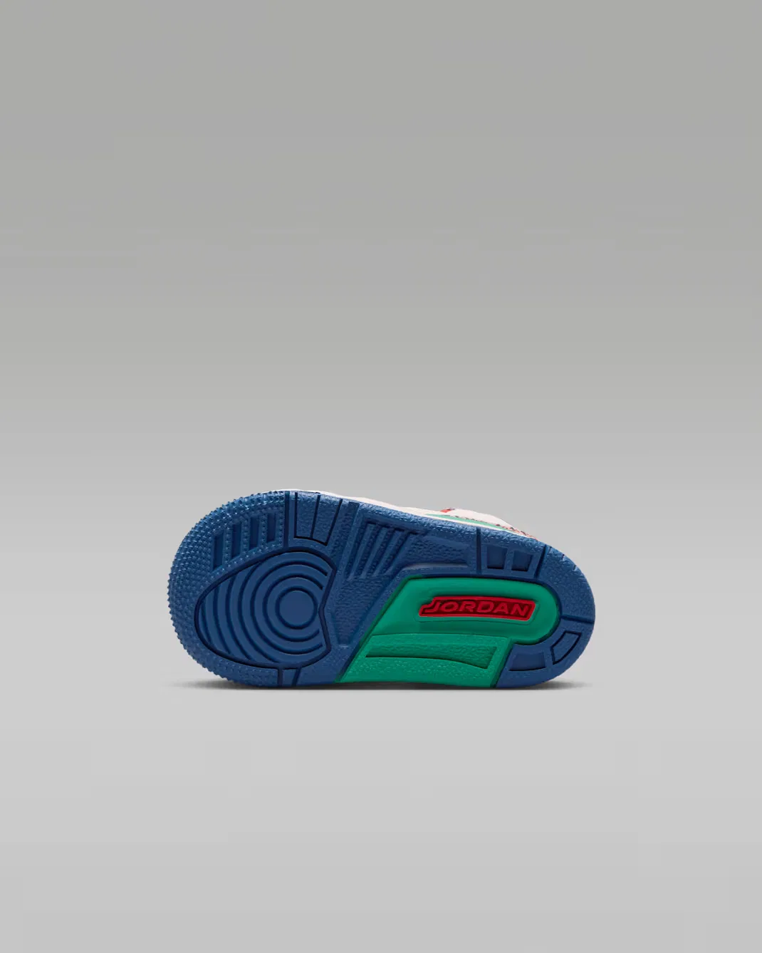 Детская/подростковая обувь Jordan 3 Retro "Play Your Way", Chalk/True Blue/Kinetic Green/Track Red — фото 2