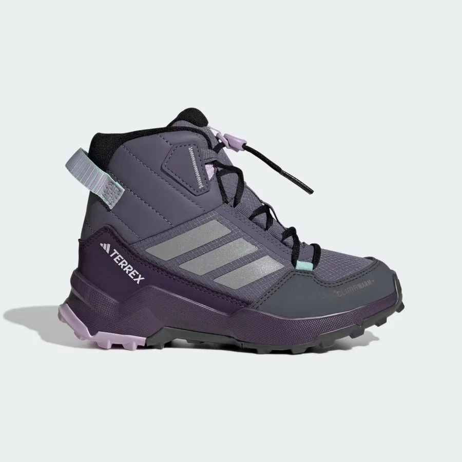 Детские ботинки на шнуровке TERREX AX4R CW+ MID K adidas, Фиолетовый