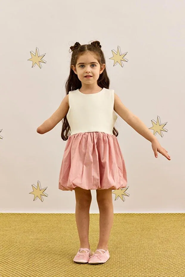 Детское платье для девочек хлопковое Fahhar Kids, Pink — фото 2