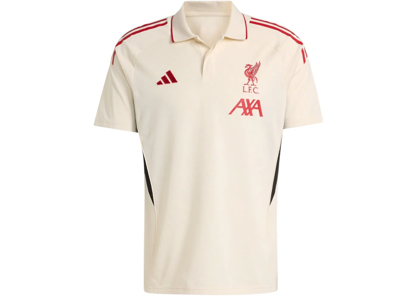 Мужская футболка-поло с длинным рукавом Liverpool FC Tiro 25 Competition Adidas, Wonder White