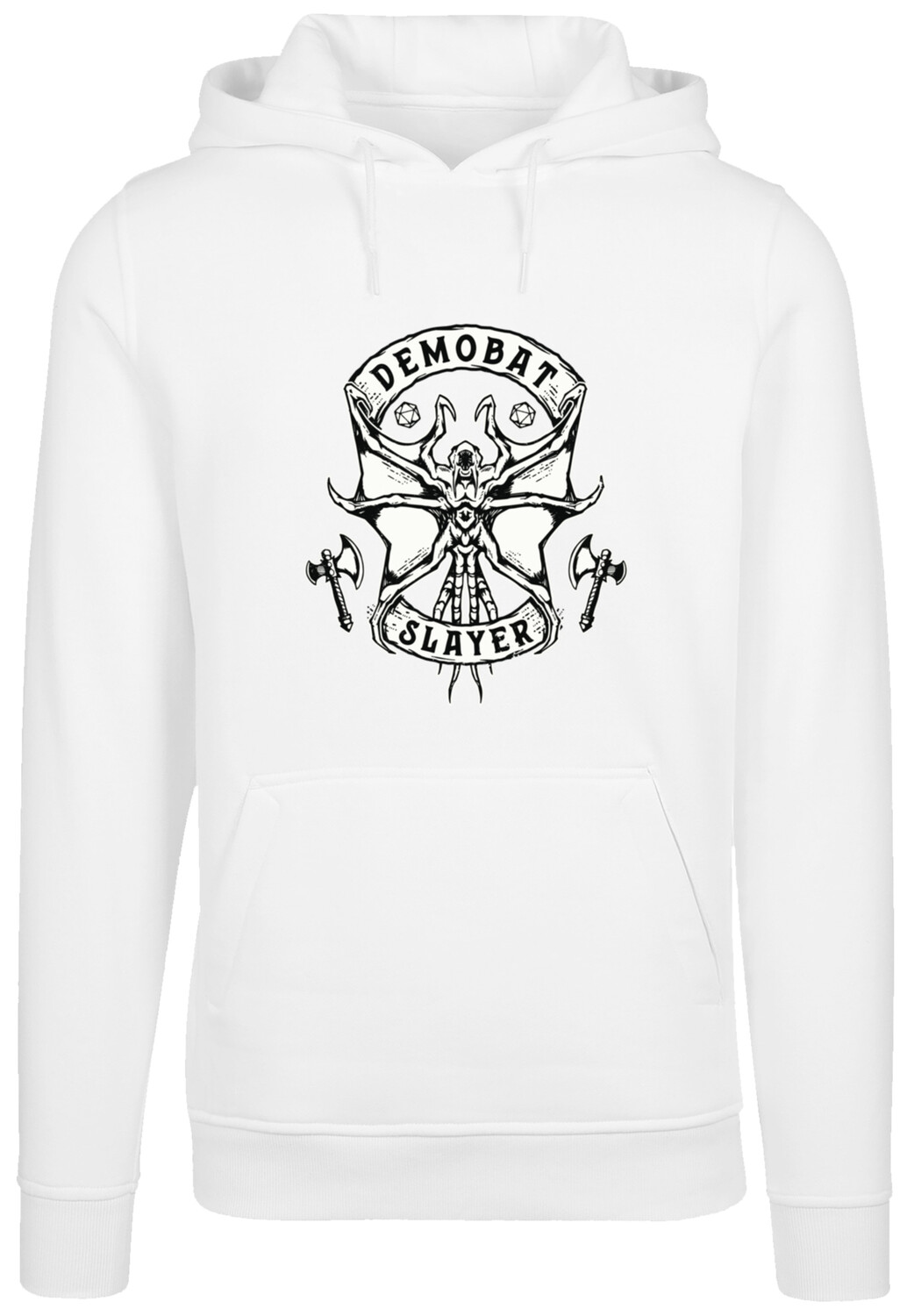 

Пуловер F4NT4STIC Hoodie Stranger Things Demobat Slayer Netflix TV Series, белый