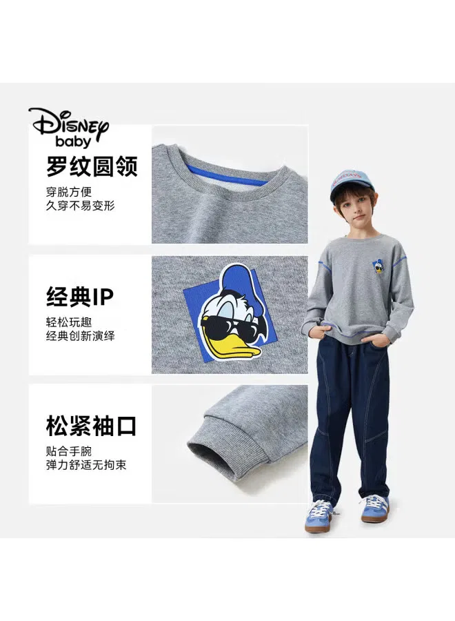 Свитшот с длинным рукавом детский Disney Baby, серый