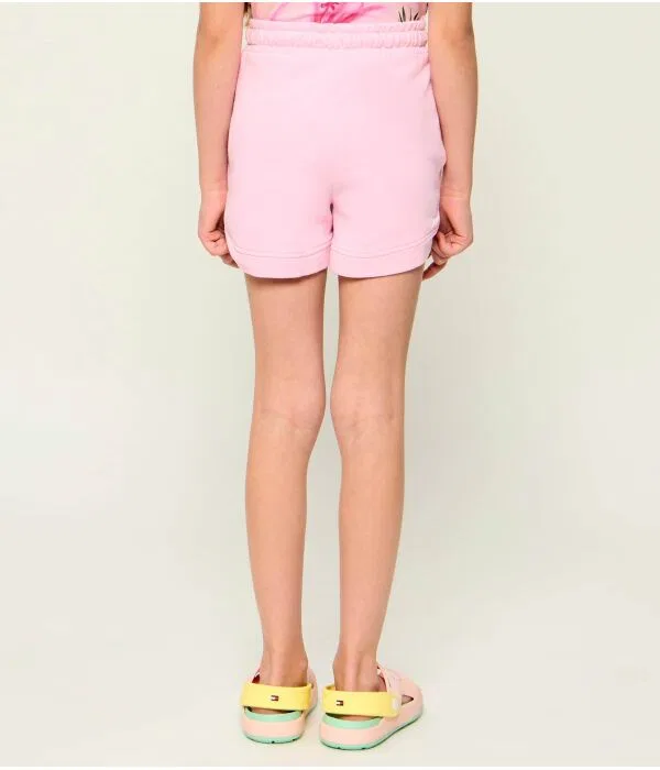 Детские шорты для девочек хлопковые Regular Fit Guess, Rosa Cipria — фото 3