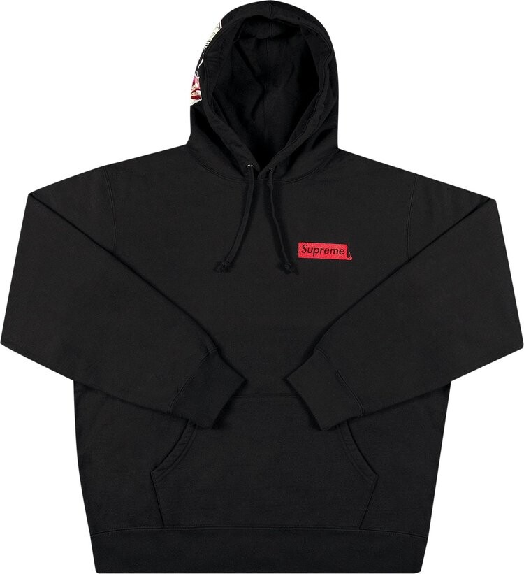 

Толстовка Supreme Instant High Patches Hooded Sweatshirt 'Black', черный