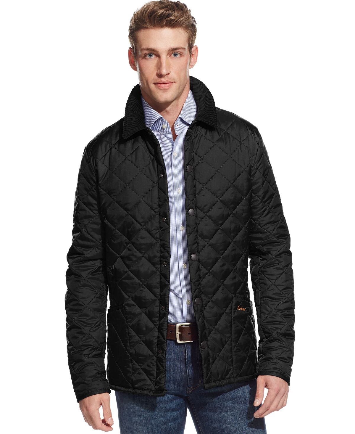 

Мужская стеганая куртка heritage liddesdale Barbour, черный