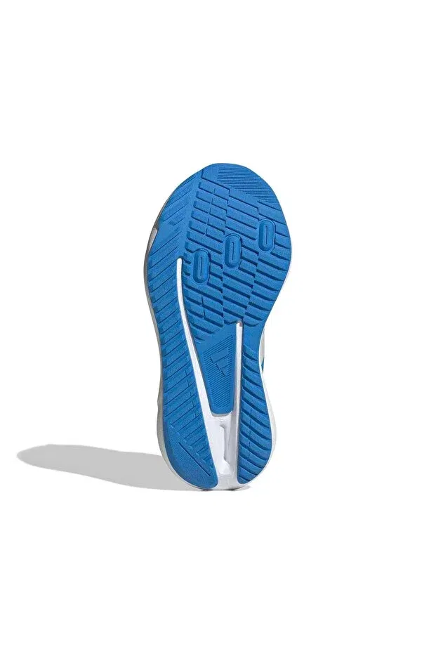 Детские кроссовки для девочек с принтом Adidas, Blue — фото 4
