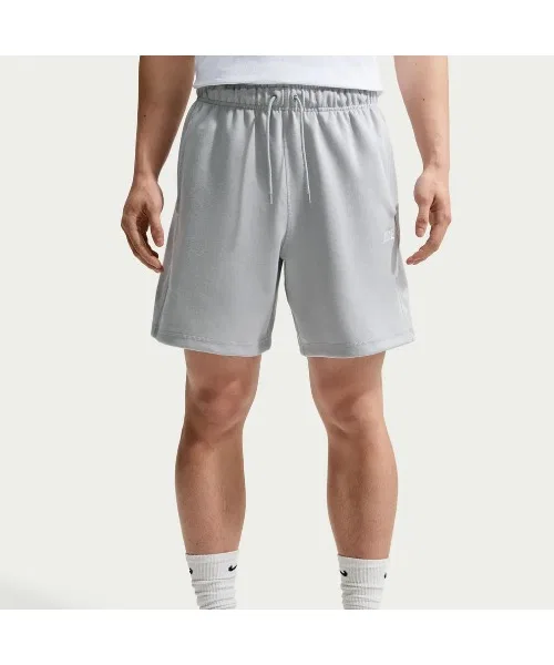 Мужские шорты с принтом Club Varsity NIKE, Светло-серый
