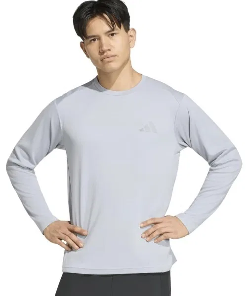 Мужская футболка с длинным рукавомM Carat L/S Adidas, Light Grey