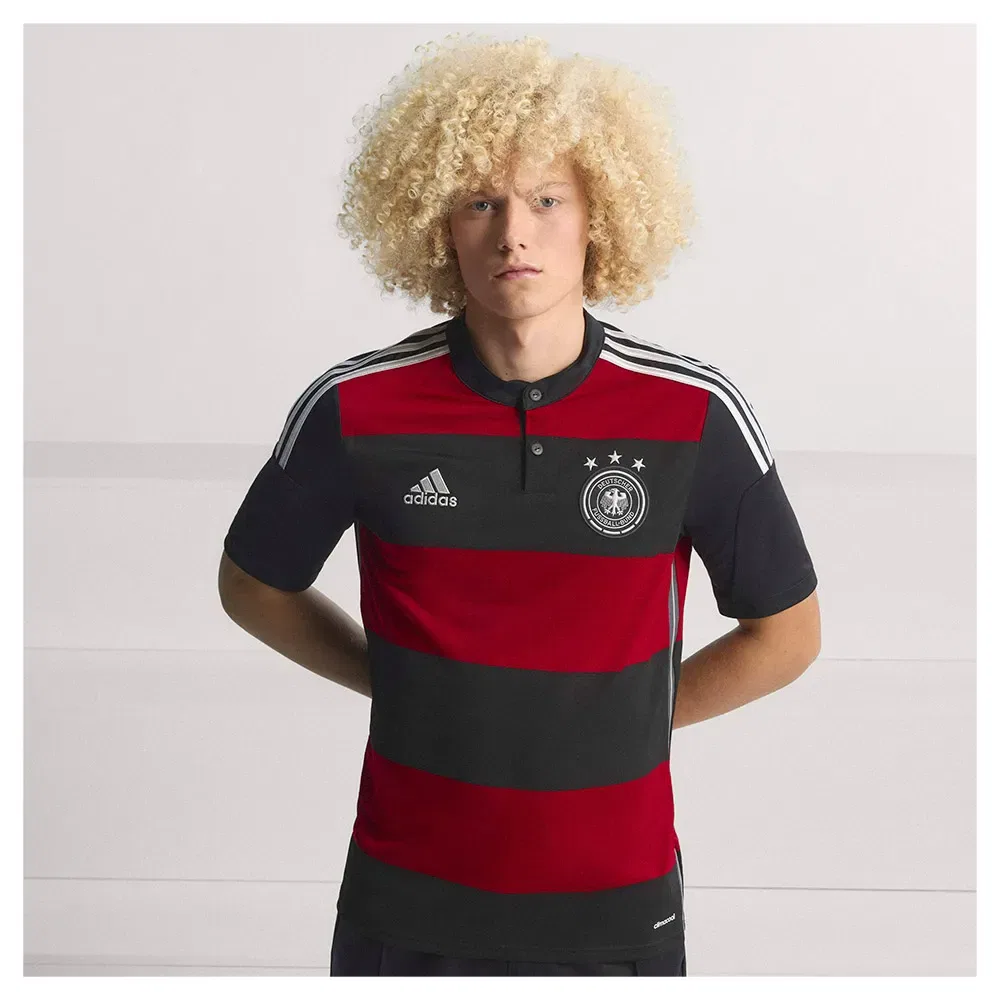 Мужская футболка с принтом Germany Away 14 Adidas, Black