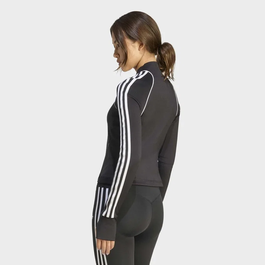 Женская куртка с длинным рукавом Originals Sport Superstar adidas, Черный — фото 2