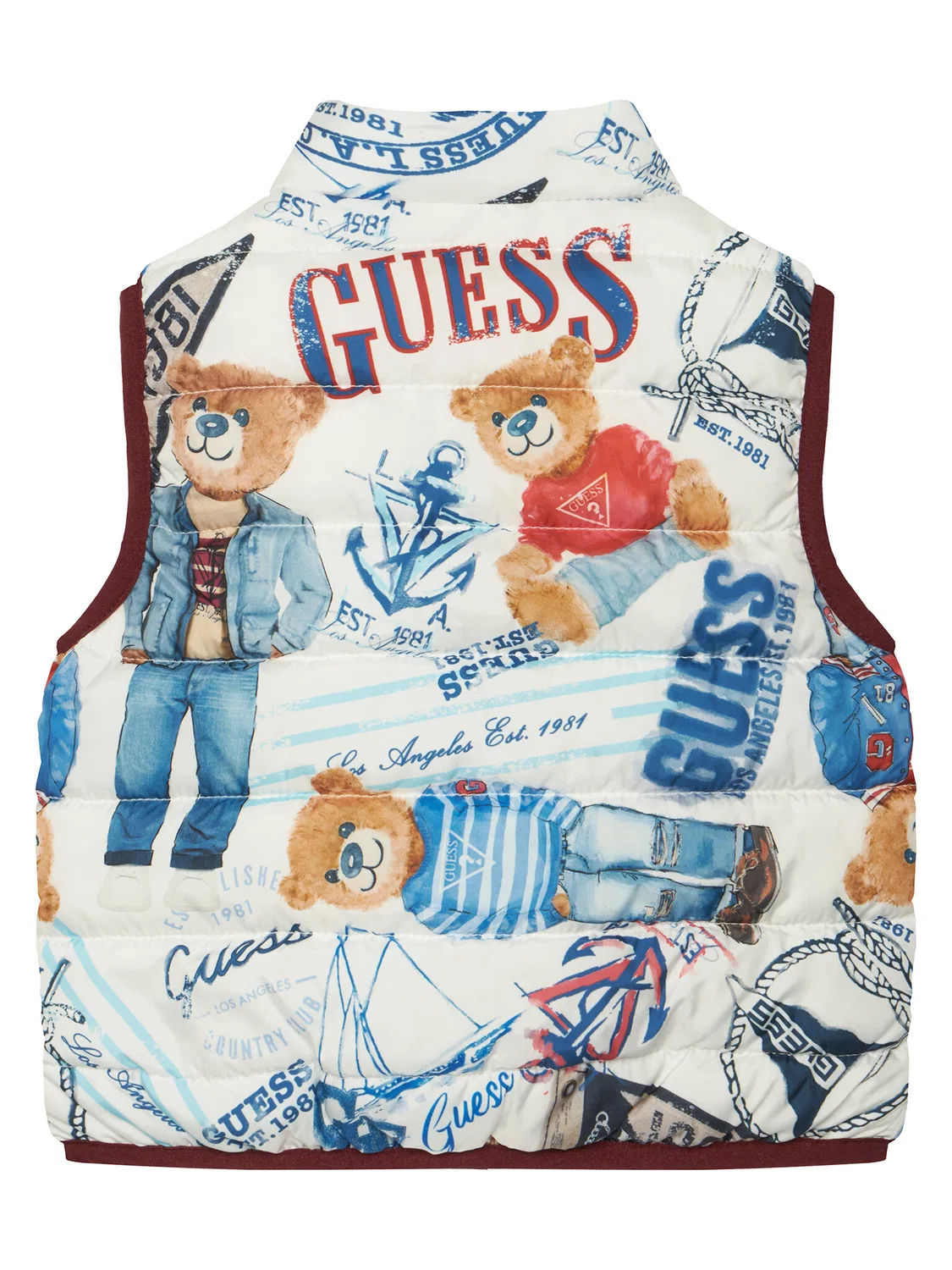 Жилет стандартного кроя для мальчика Guess, разноцветный — фото 2