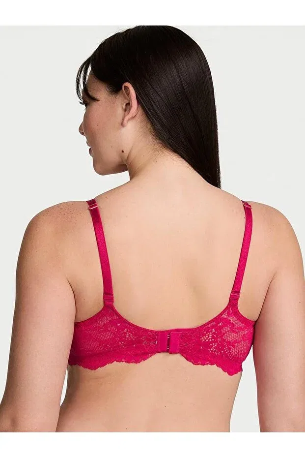 Женский бюстгальтер с кружевом Victoria'S Secret, Fuchsia — фото 2