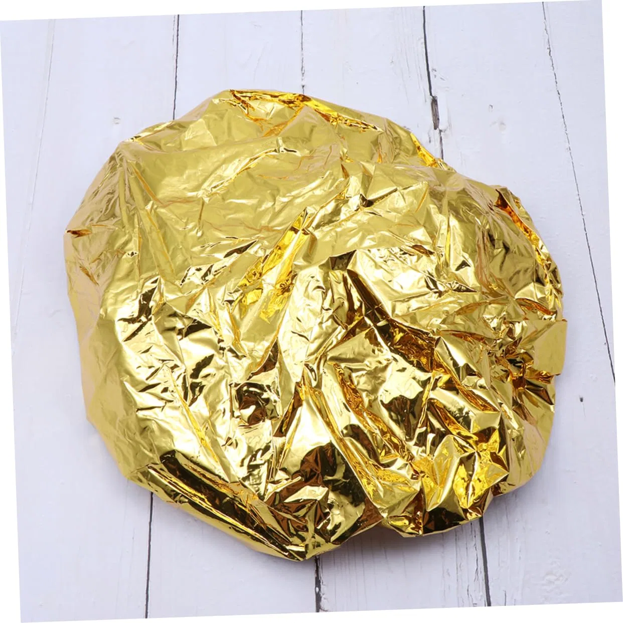 Шапочка для душа из алюминиевой фольги, набор 30 шт, DOITOOL, Golden — фото 2