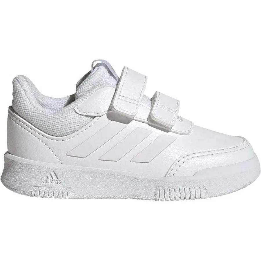 Детские кроссовки с липучками Sportswear GW1990 Tensaur Hook and Loop Shoes adidas, Бело-серый — фото 2