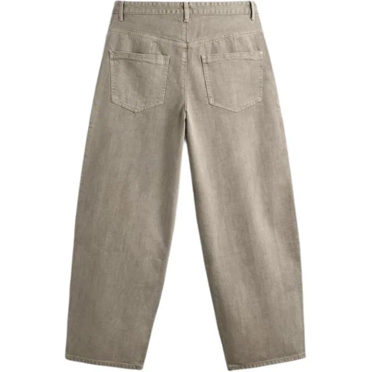 Детские брюки повседневные прямого кроя Light Gray ZARA, Светло-серый — фото 3