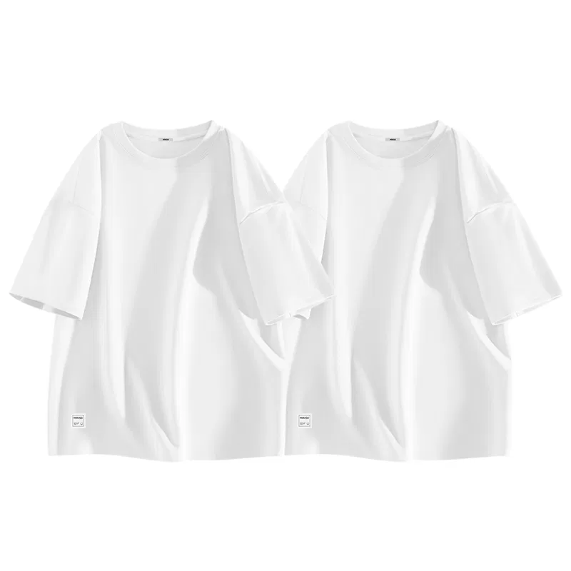 Детская футболка с длинным рукавом 2-pack MINISO, White+White