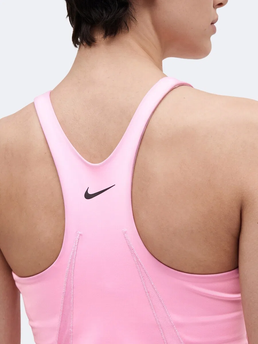 Спортивный топ NIKE розового цвета — фото 3