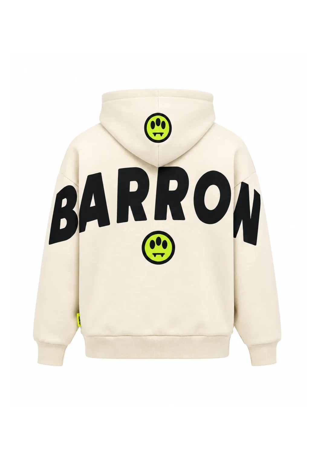 Худи макси с логотипом на спине, унисекс - худи Barrow, Off White — фото 2