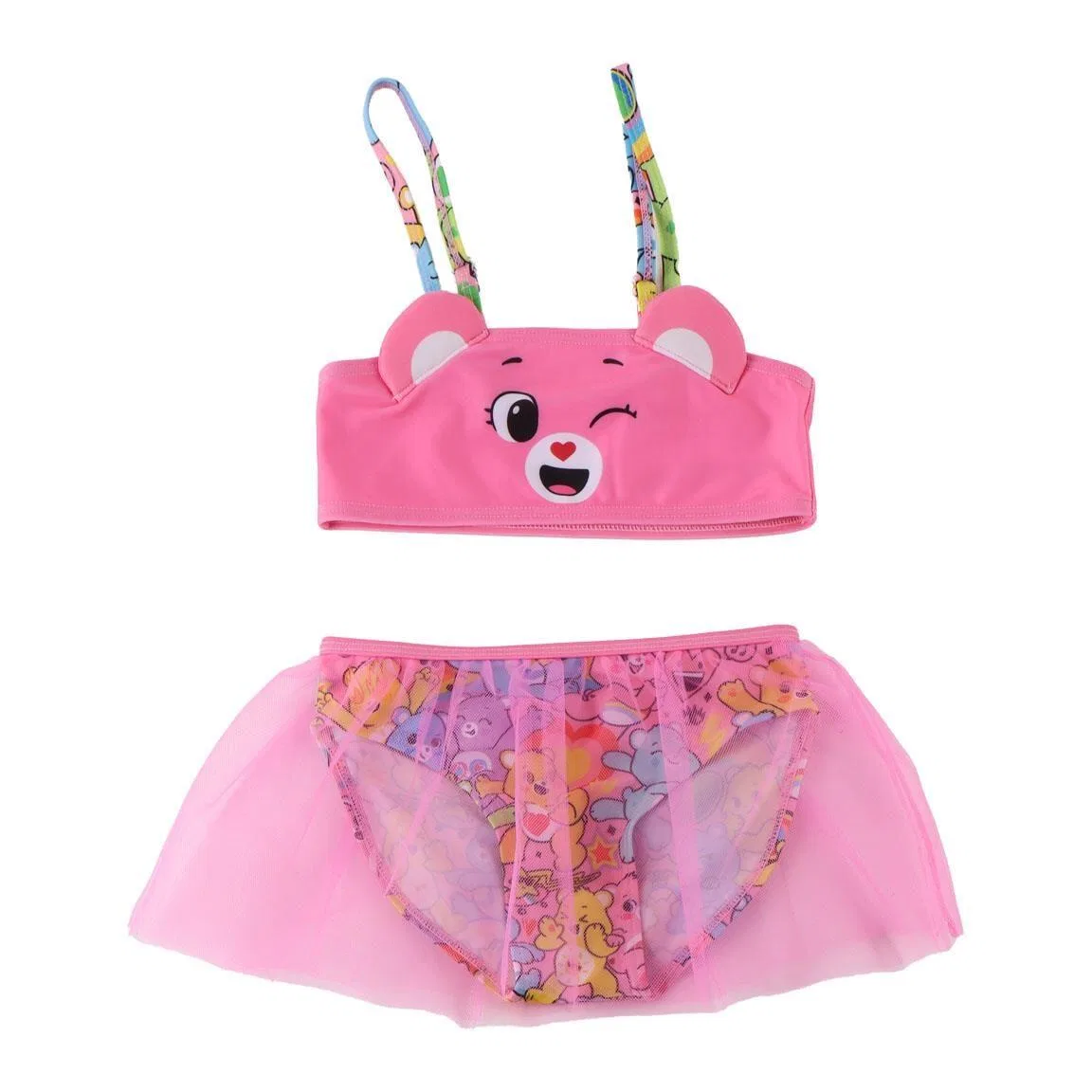 Детское бикини для девочек с рюшами Care Bears Cerda, Rosa