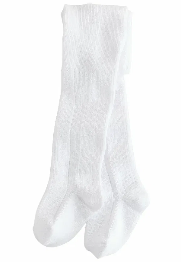 Комплект из 2 колготок, однотонные, 2 pack - tights, Next, белый — фото 2