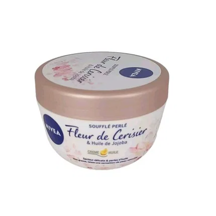 Лосьон для тела для сухой кожи Nivea Body Souffle Cherry Blossom Jojoba Oil, 200 мл