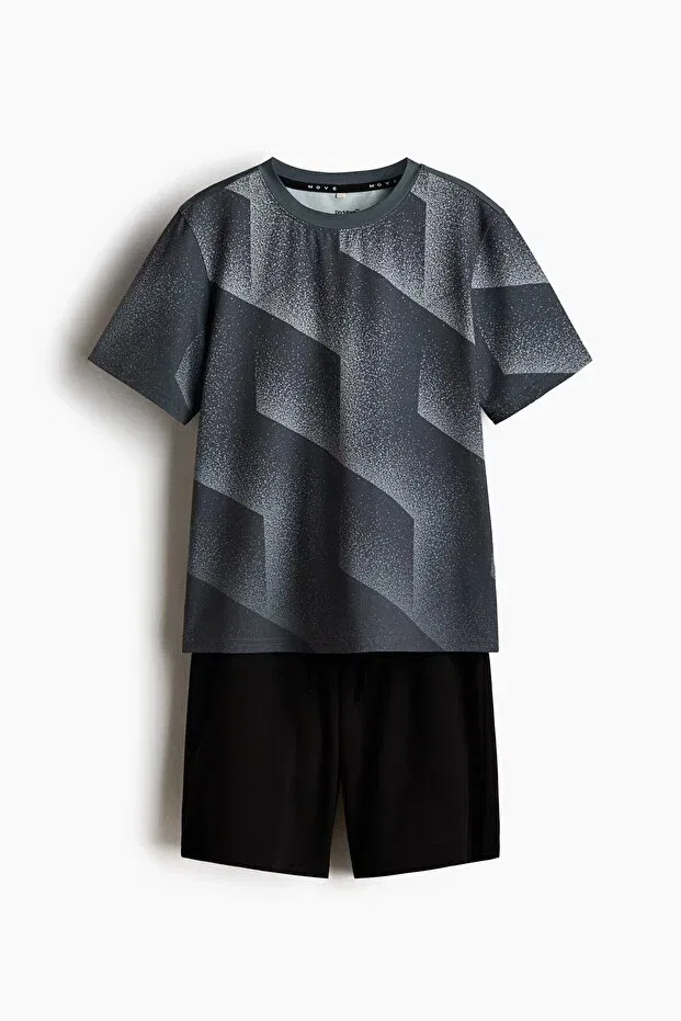 Детский комплект спортивный с принтом H&M, Gray/Patterned — фото 4
