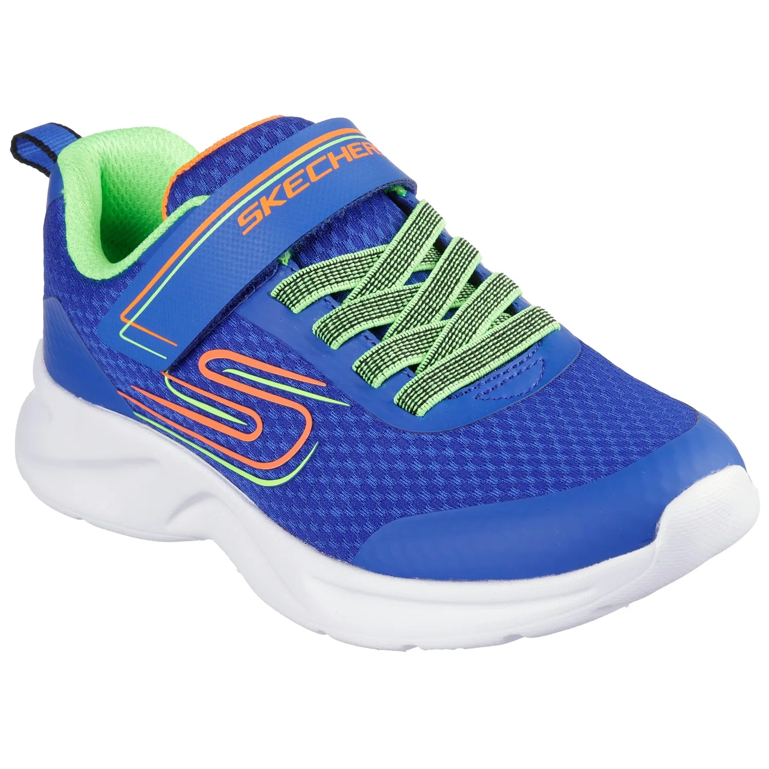 Детские текстильные кроссовки-слипоны Skechers, Blue