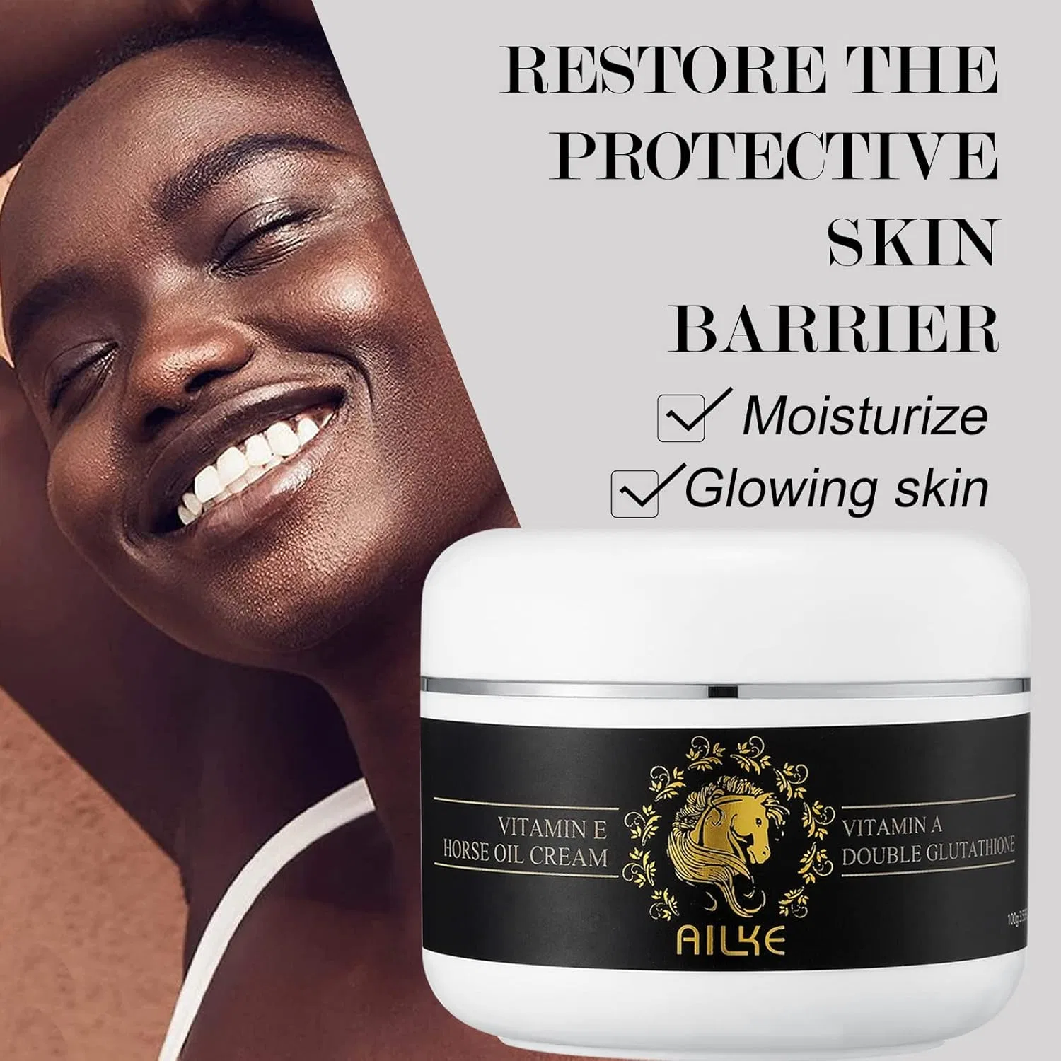 Крем для лица и тела Whitening Cream, AILKE, набор 5 шт., 100 мл Ailke Boost Luster — фото 3