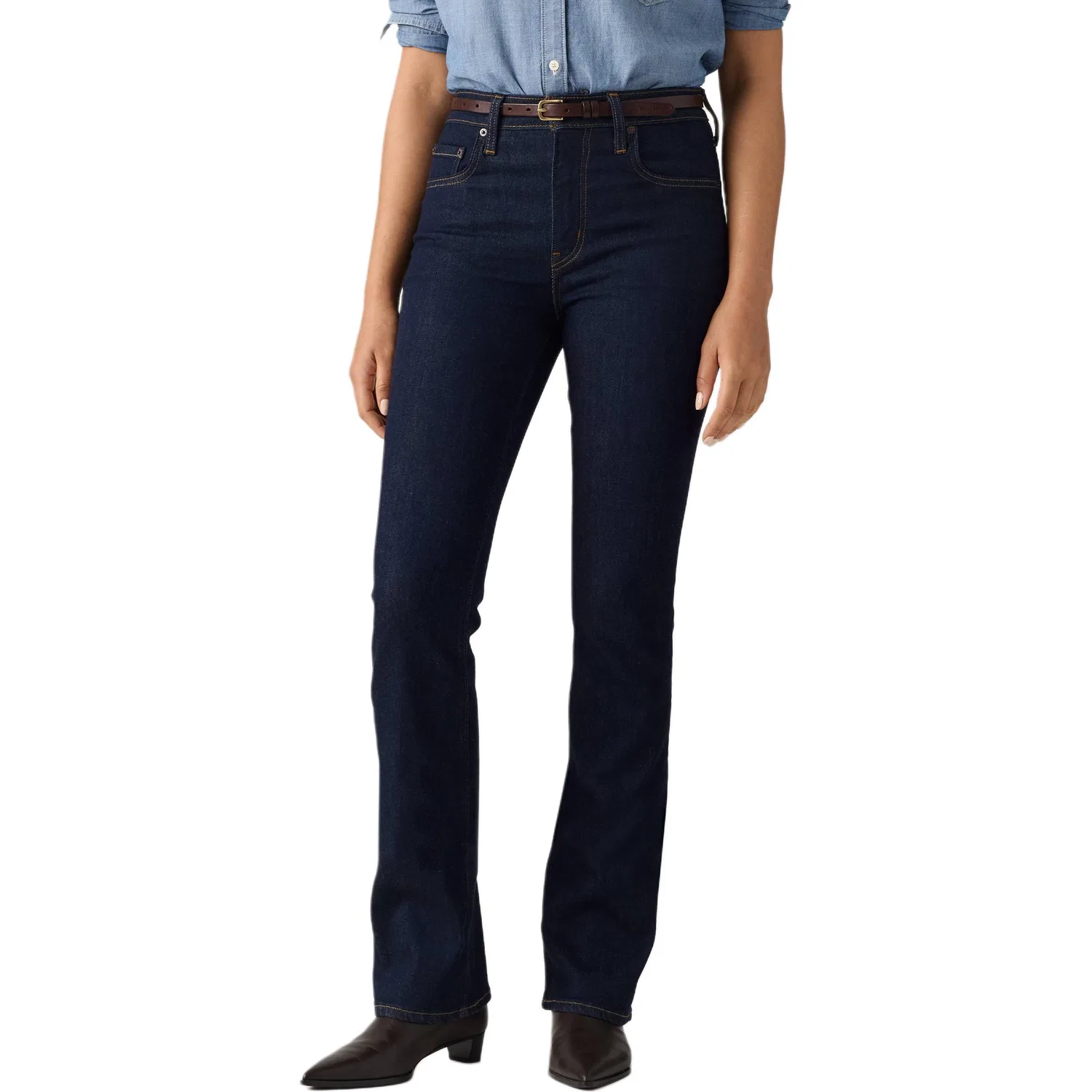 Женские джинсы темно-синие Levis, Dark Blue