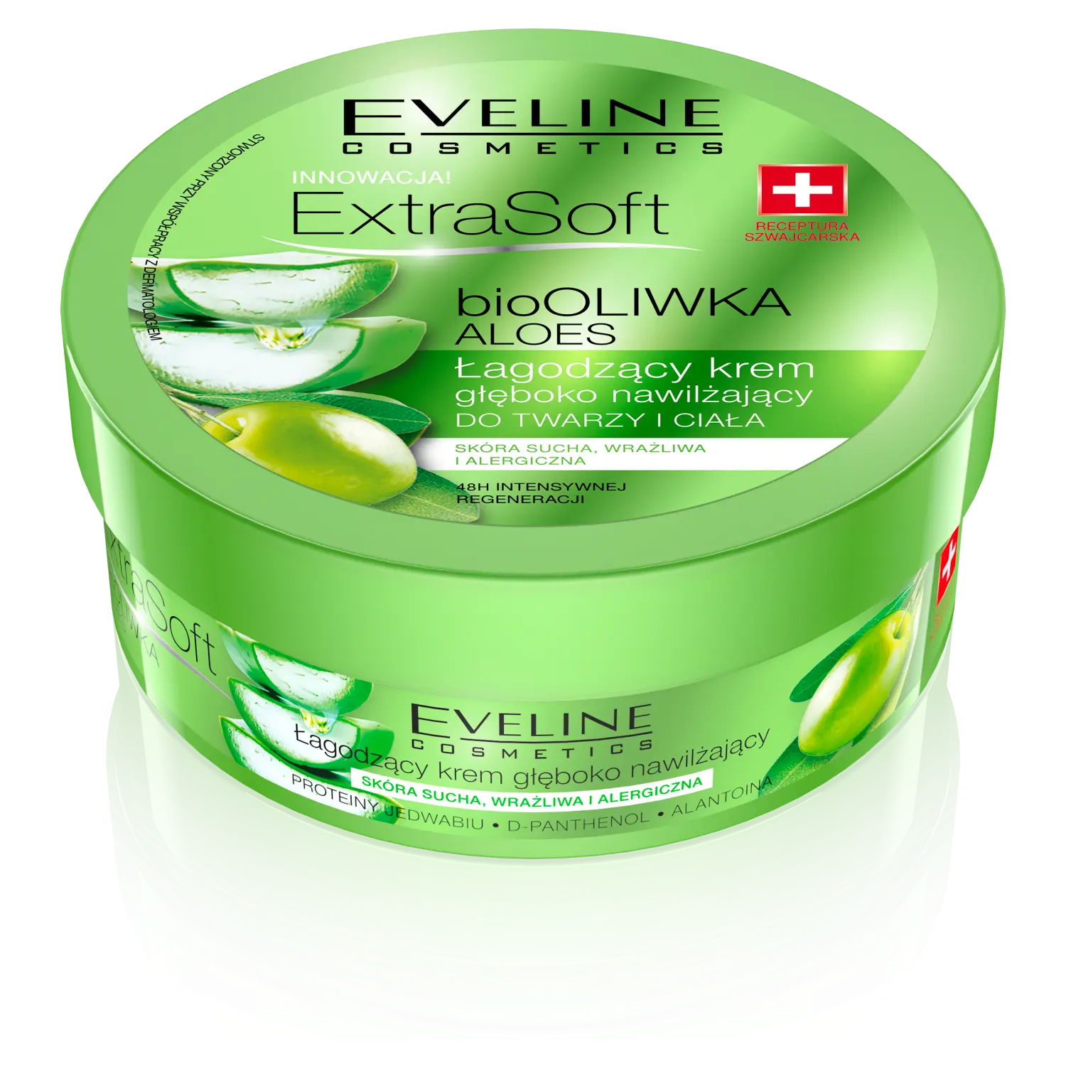 

Eveline Cosmetics Extra Soft успокаивающий, глубоко увлажняющий крем для лица и тела, 175 мл