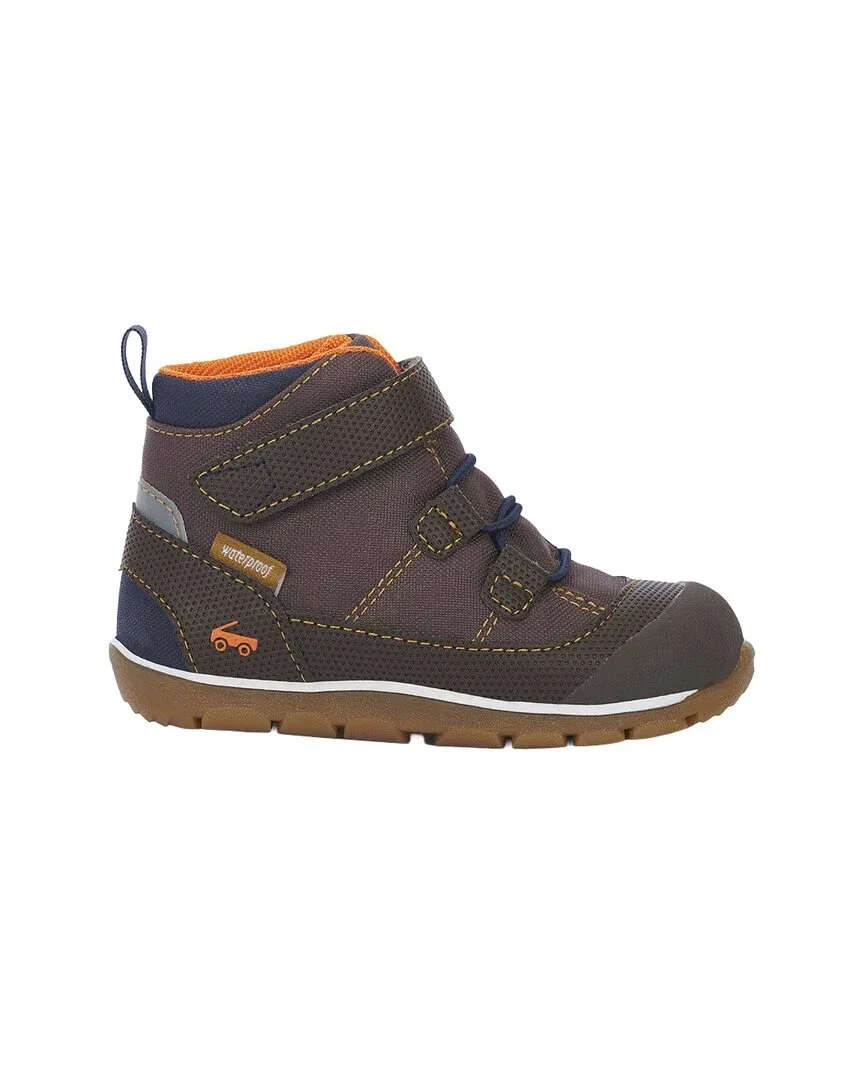 Детские зимние ботинки на шнуровке с мембраной Sam II WP Boot See Kai Run, Chocolate Brown — фото 2