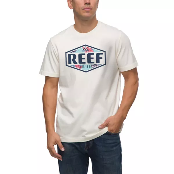 

Мужская футболка с принтом Clicks Reef, белый
