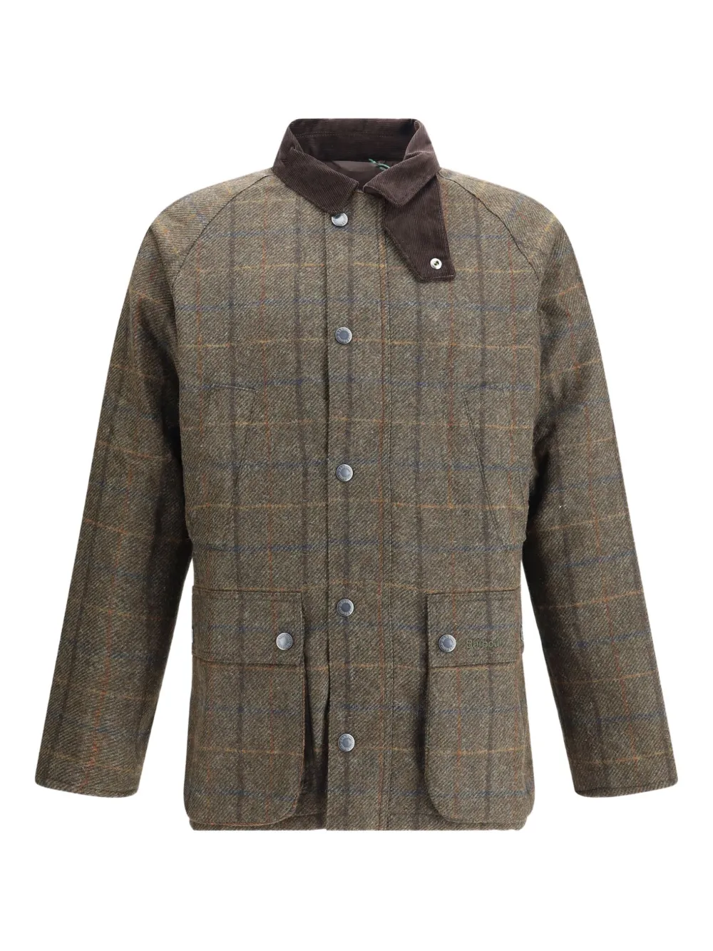 

Клетчатый жакет с длинными рукавами Barbour