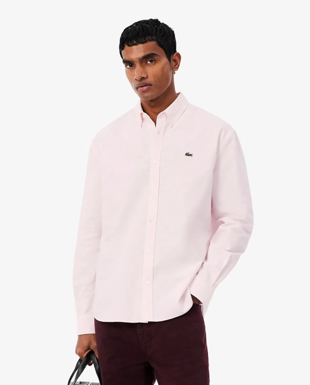Мужская рубашка с длинным рукавом Lacoste, Rosa