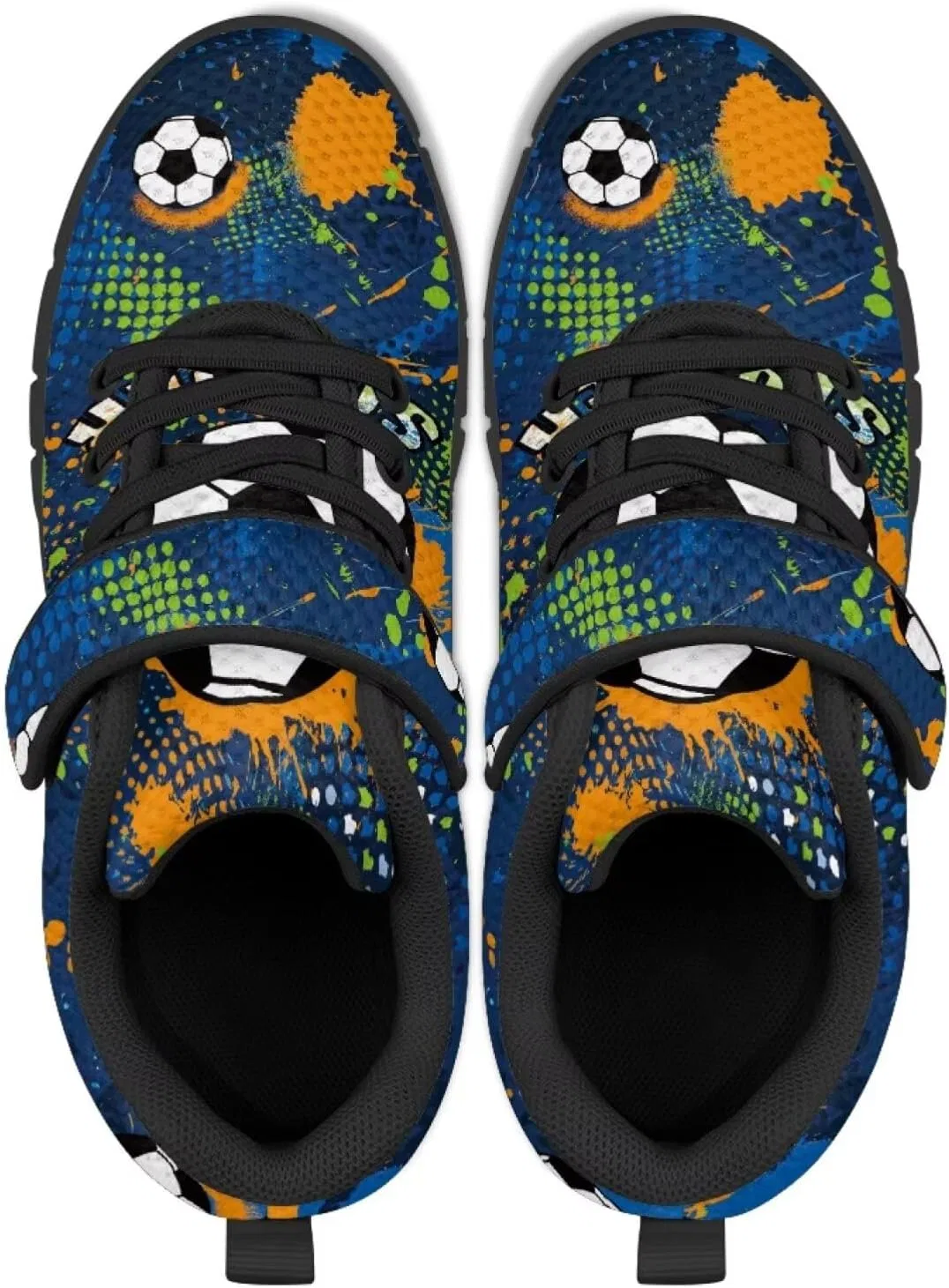 Детские кроссовки для мальчиков с дышащим верхом Yreiwoby, Camouflage Soccer — фото 4