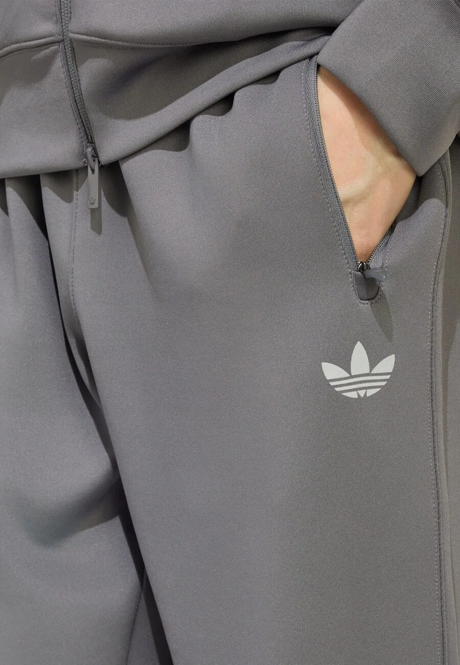 Зауженные брюки ADIDAS ORIGINALS 'Trefoil Essentials' серого цвета — фото 4