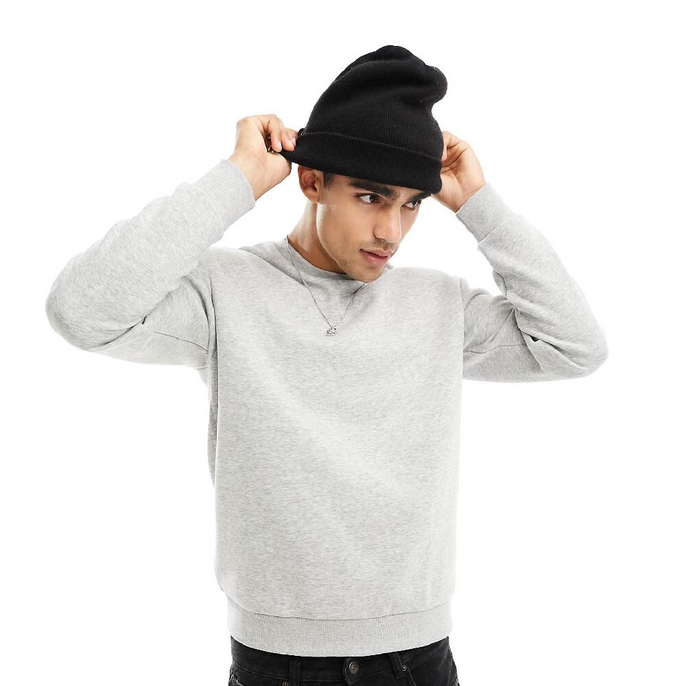 

Свитшот Jack & Jones Oversized, светло-серый