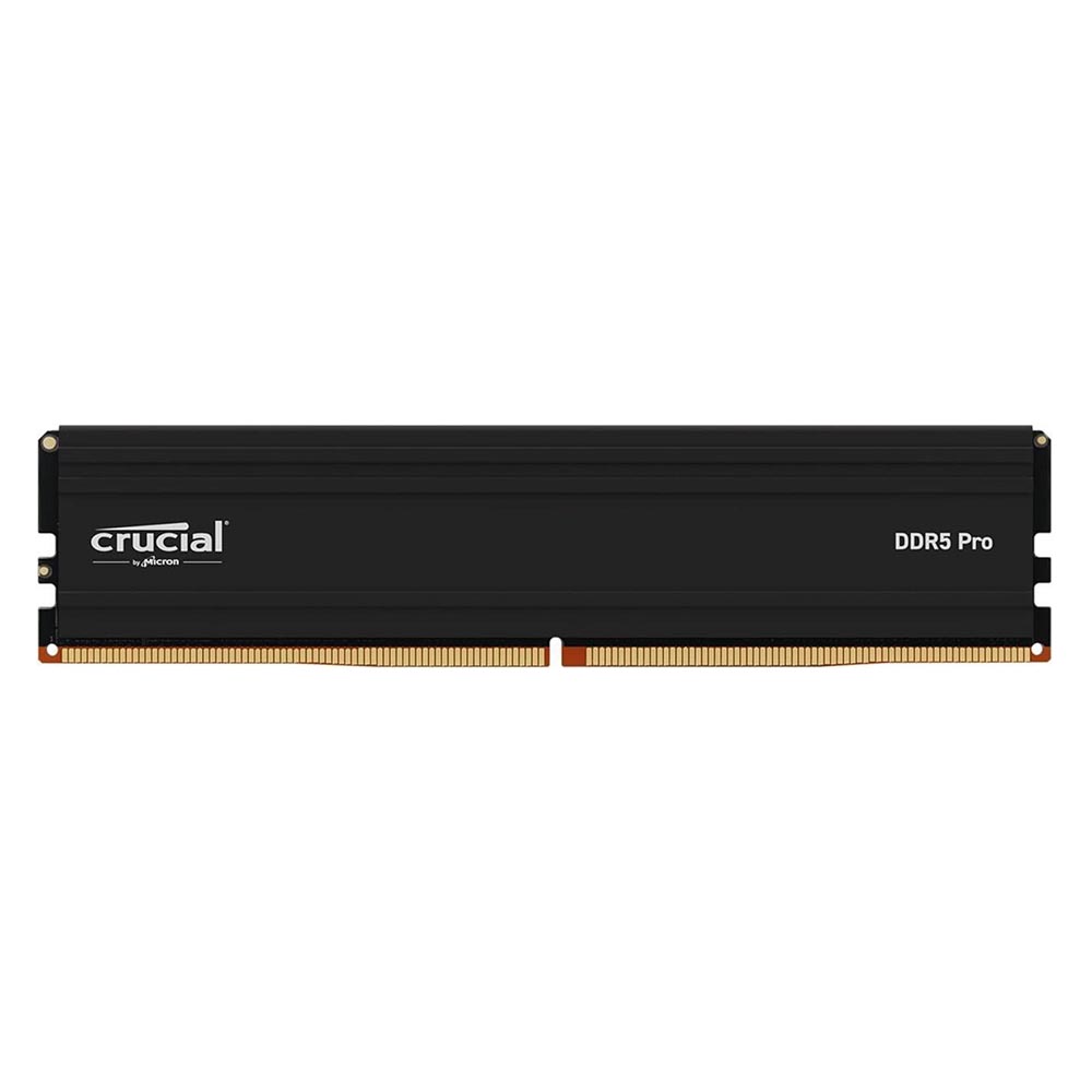 

Оперативная память Crucial Pro DDR5, 16 Гб (1 х 16Гб), 5600 МГц, CP16G56C46U5, черный
