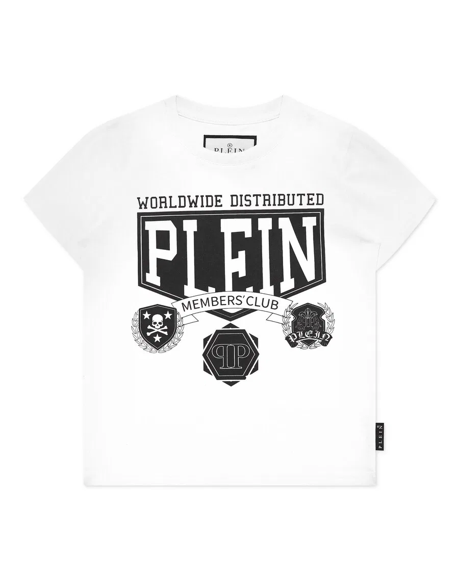 Рубашка Philipp Plein 'College' белого цвета