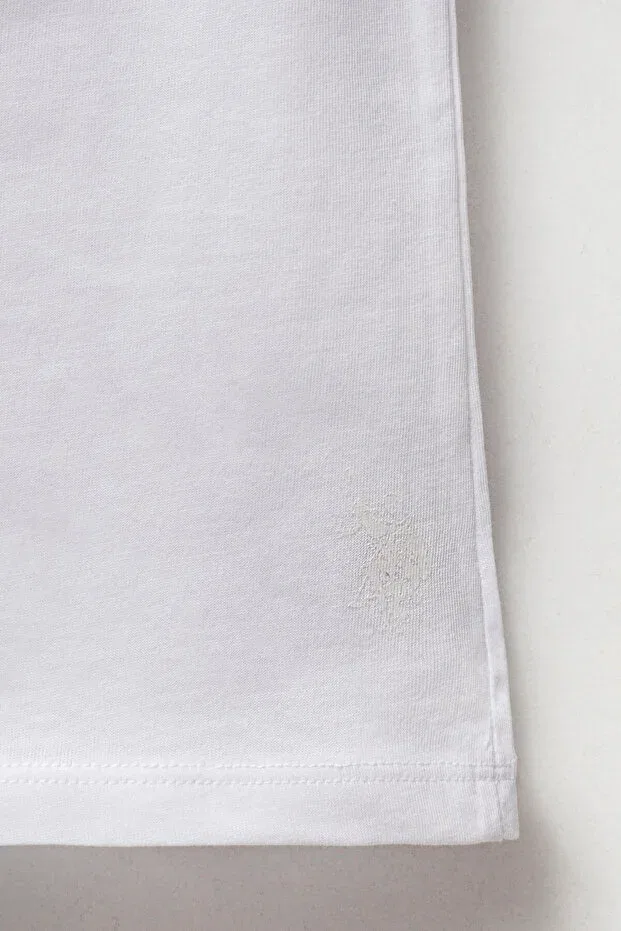 Детское для девочек топ на тонких бретелях U.S. Polo Assn., White — фото 2