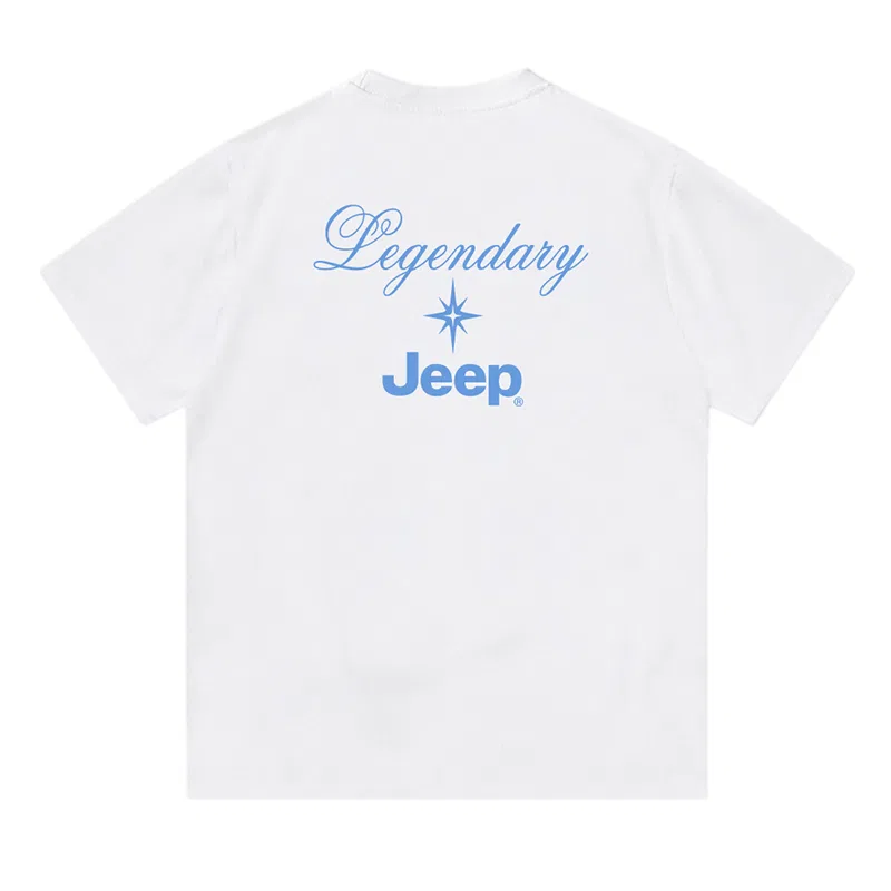 Детская футболка для мальчиков с коротким рукавом Jeep, Sky Blue — фото 3