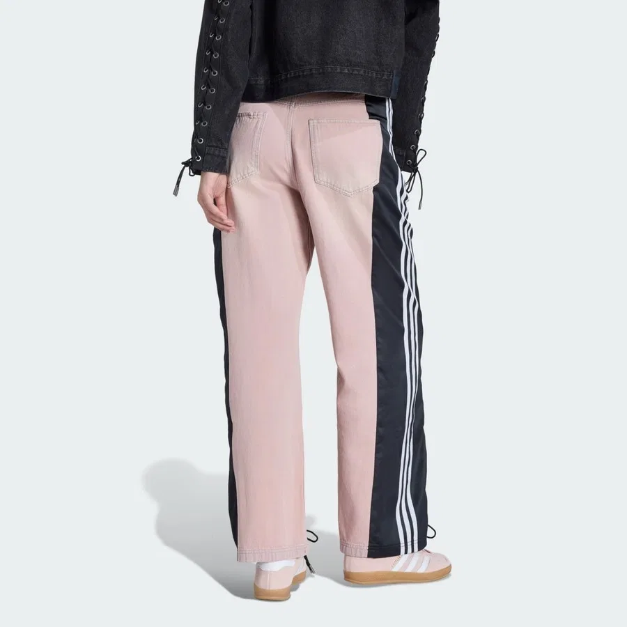 Женские джинсовые брюки с шнуровкой Originals KS1810 adidas, Розовый — фото 2