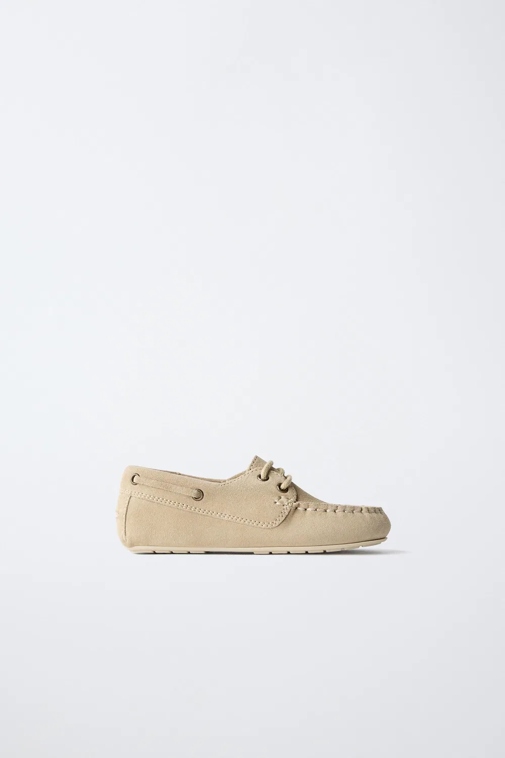 КОЖАНЫЕ ТУФЛИ ДЛЯ палубы ZARA, Sand Brown