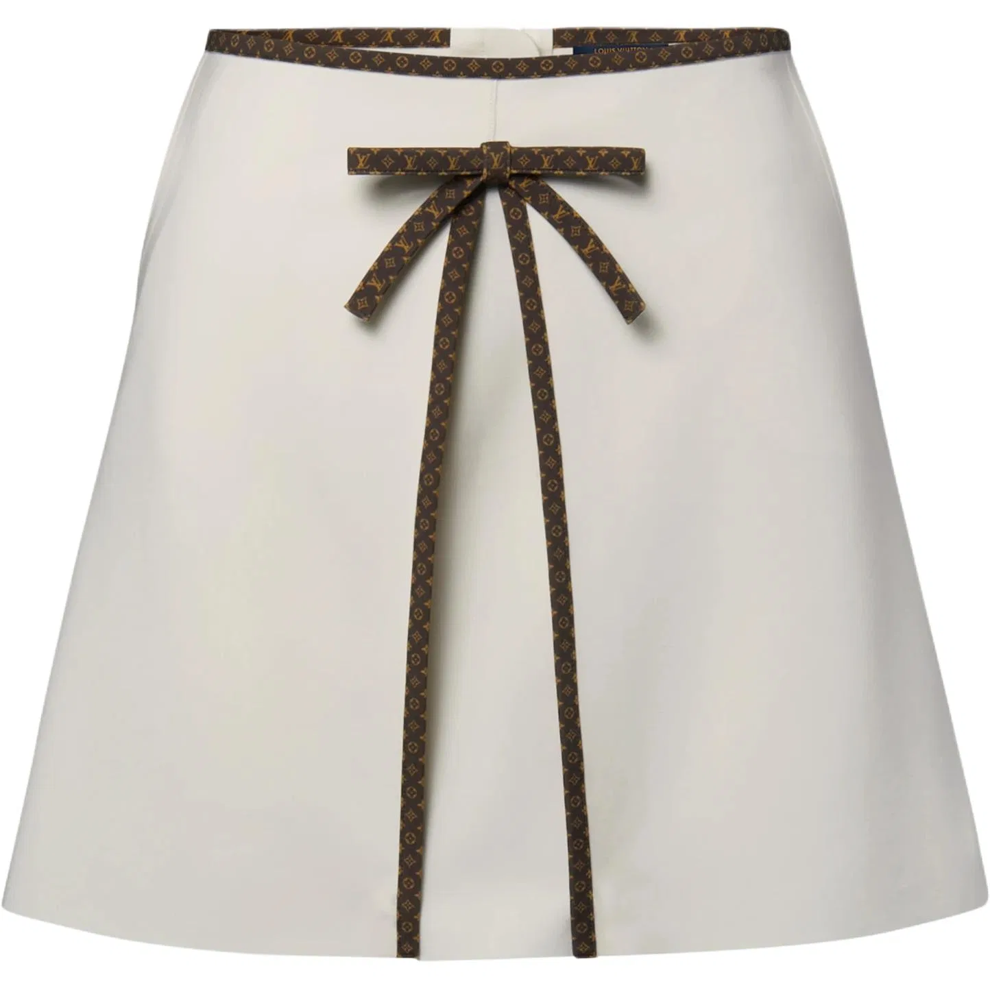 Женская юбка-трапеция Casual Short Skirts A Line Skirt LOUIS VUITTON, White